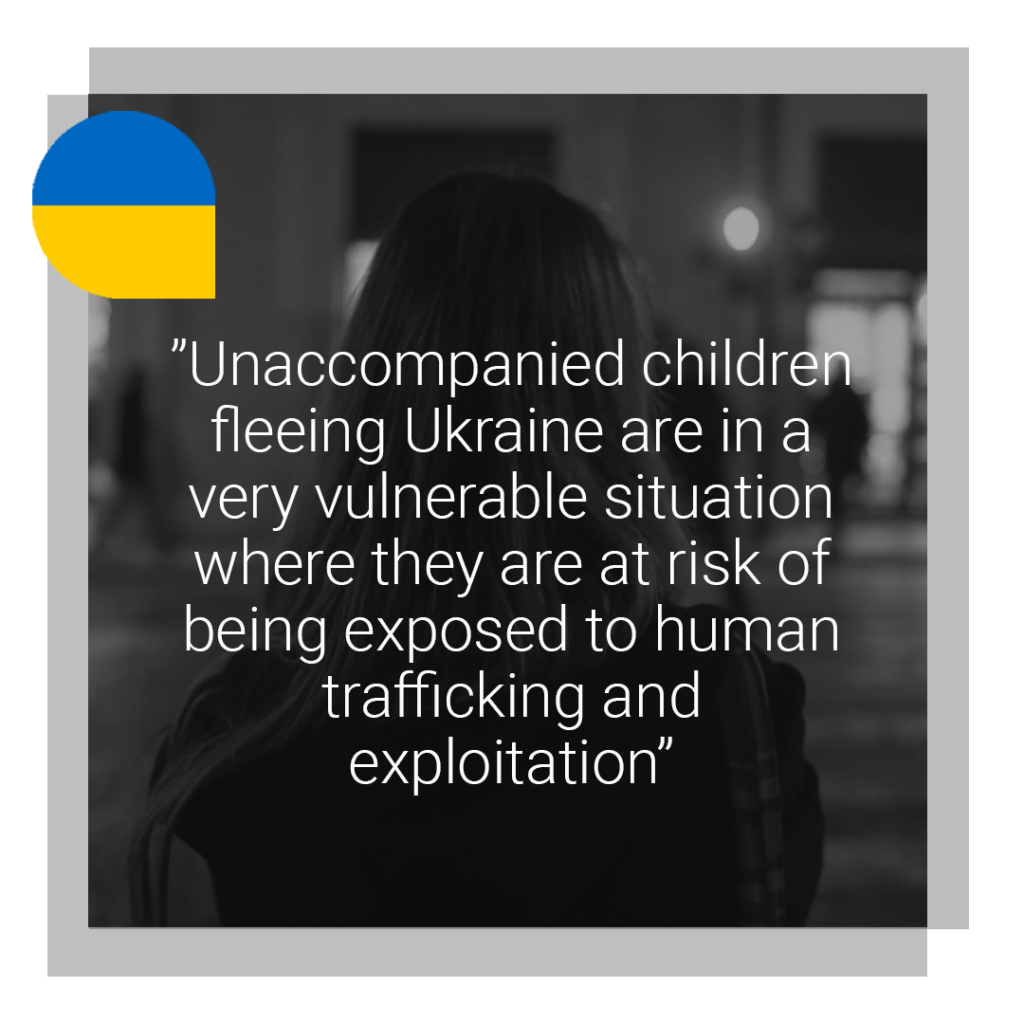 The war in Ukraine: Children at risk for trafficking and commercial sexual exploitation